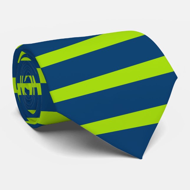 PixDezines diy colours/adjustable stripes Tie (Rolled)