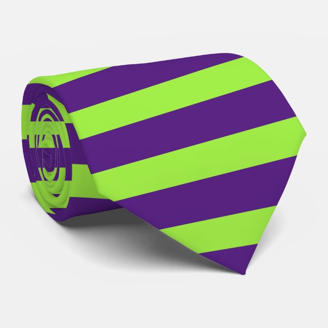 PixDezines diy colours/adjustable stripes Tie (Rolled)