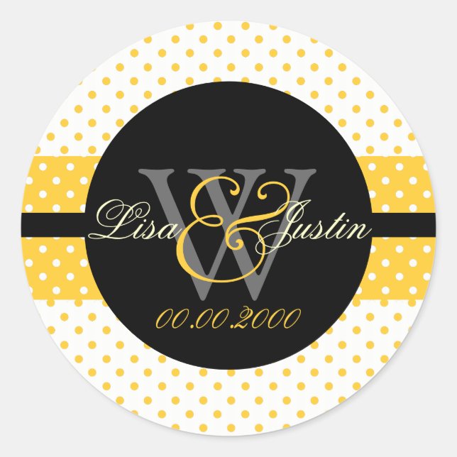 PIxDezines DIY colours, Dots et al. Classic Round Sticker (Front)