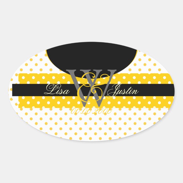 PIxDezines DIY colours, Dots et al. Oval Sticker (Front)