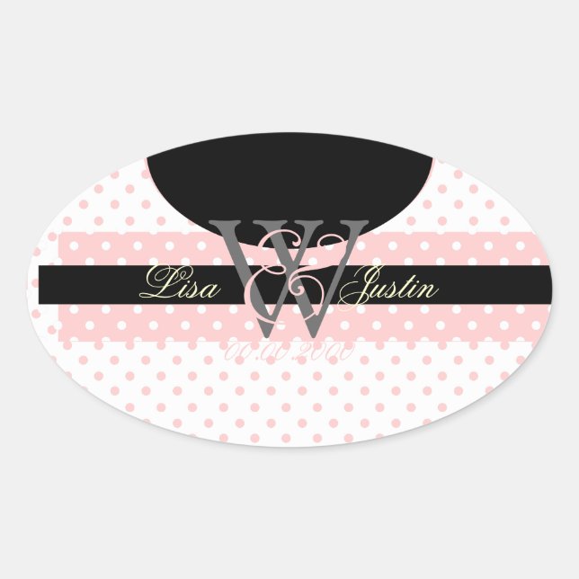 PIxDezines DIY colours, Dots et al. Oval Sticker (Front)