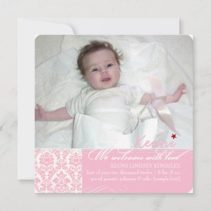 PixDezines diy colours, fotos birth announcement