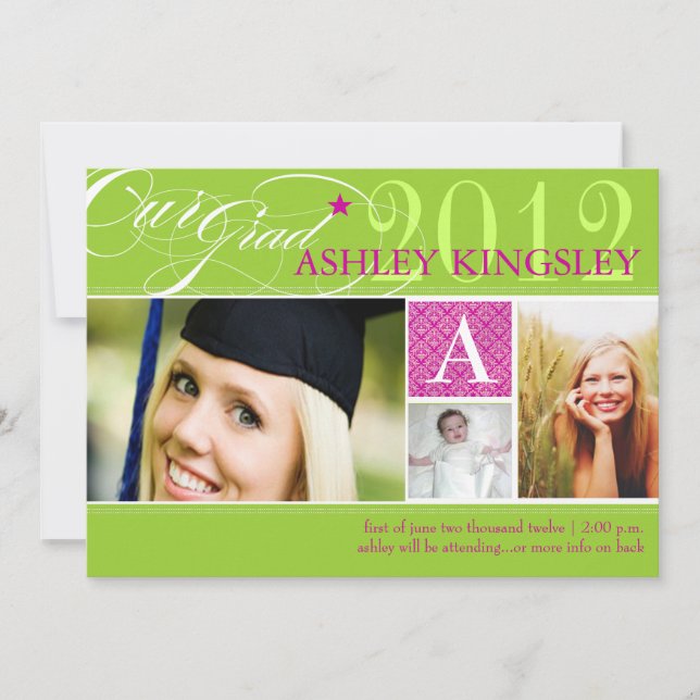 PixDezines diy colours, grads announcement (Front)