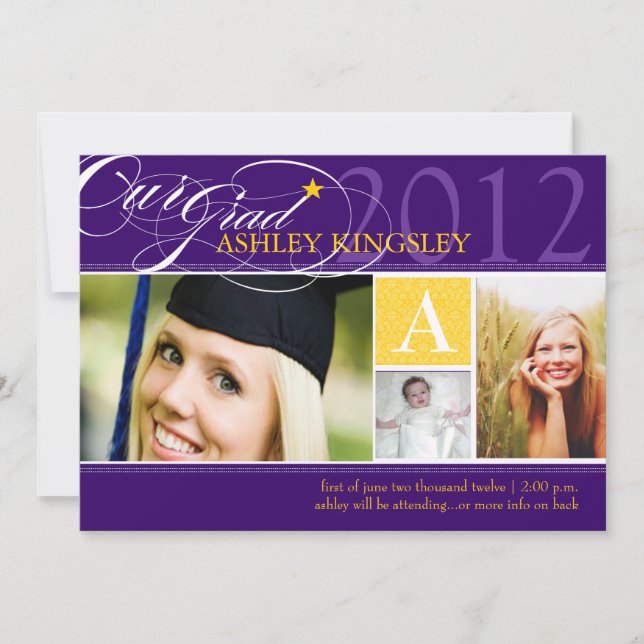 PixDezines diy colours, grads announcement (Front)