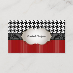 PixDezines DIY colours/houndstooth pattern Business Card