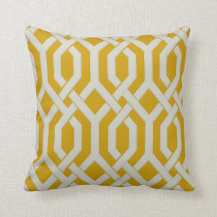 PixDezines diy colours/kew trellis Throw Pillow