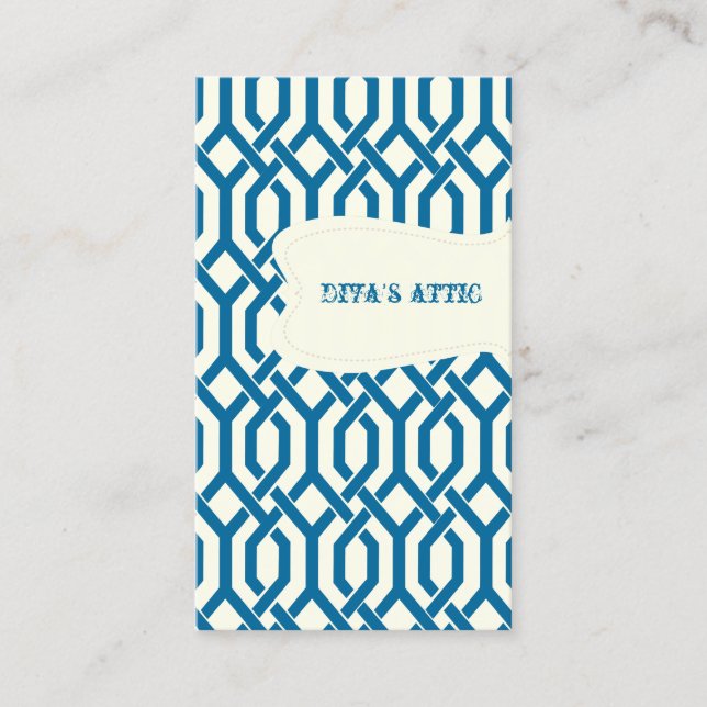PixDezines diy fonts+colour/Kew Trellis Business Card (Front)