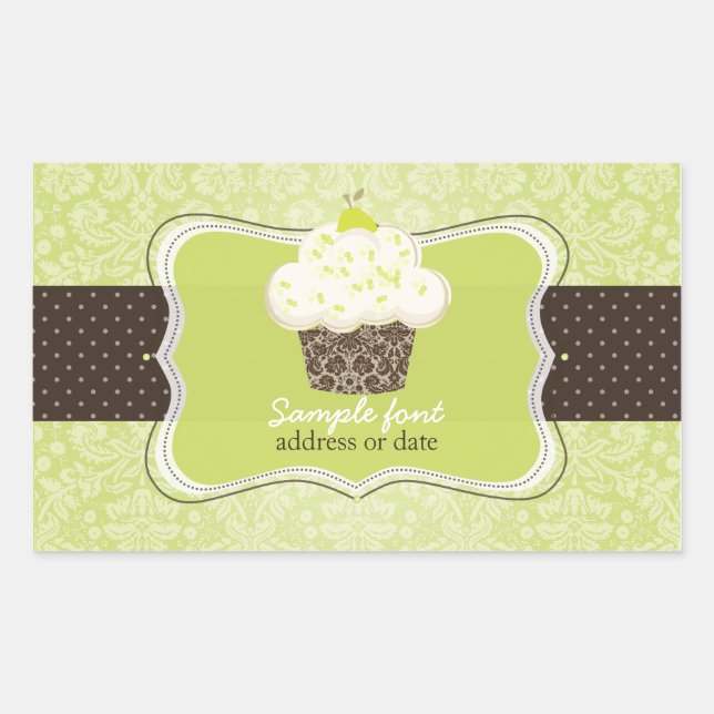 PixDezines diy fonts colours, keylime cupcake Sticker (Front)