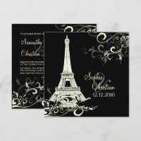 PixDezines DIY LA TOUR EIFFEL+SWIRLS/LUXE PAPER