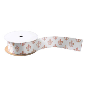 PixDezines DIYsize+colour/fleur de lis Satin Ribbon