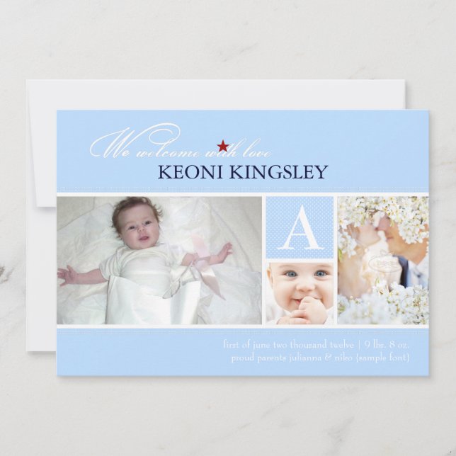 PixDezines do-it-yourself couleur, faire-part de n (Devant)