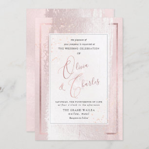PixDezines Double Happiness, Blush Pink Invitation
