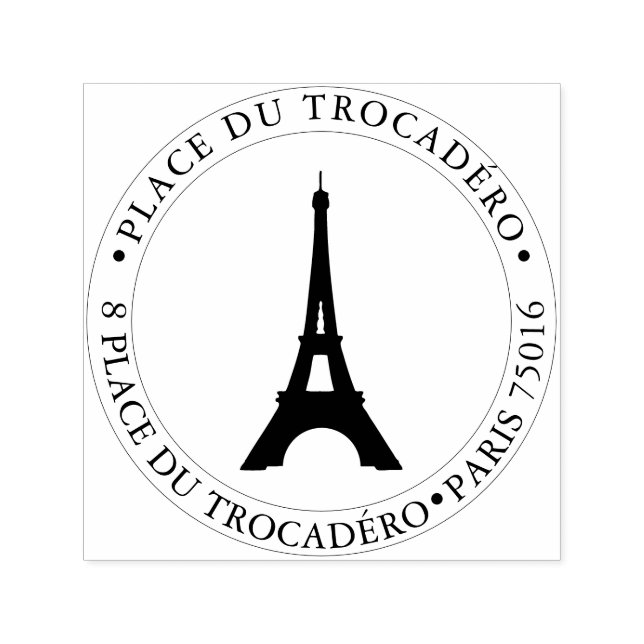 PixDezines Eiffel Tower Self-inking Stamp (Design)