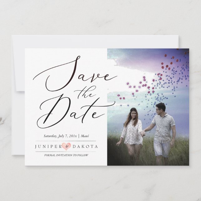 PixDezines Elegant Calligraphy Script Invitation (Front)