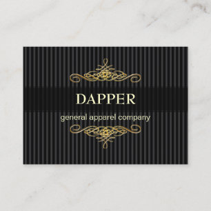 PixDezines elegant pin stripes+scrolls/diy colour Business Card