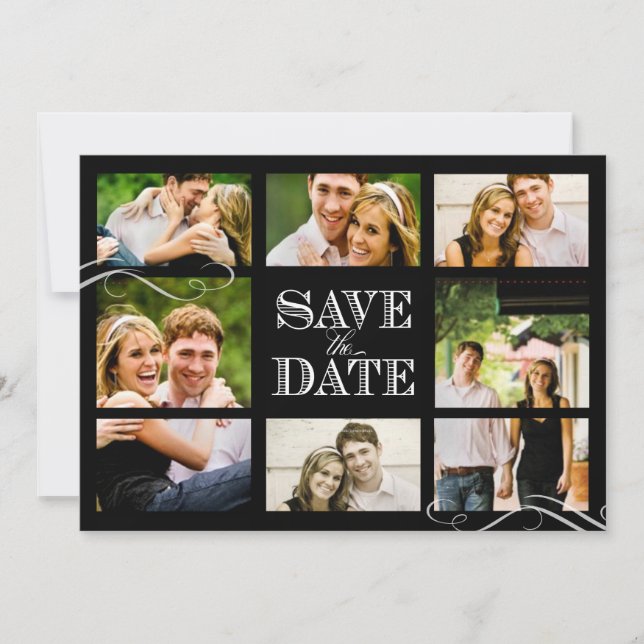 PixDezines engagement photos/save date Save The Date (Front)