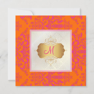 PixDezines Étienne Damask Invitation