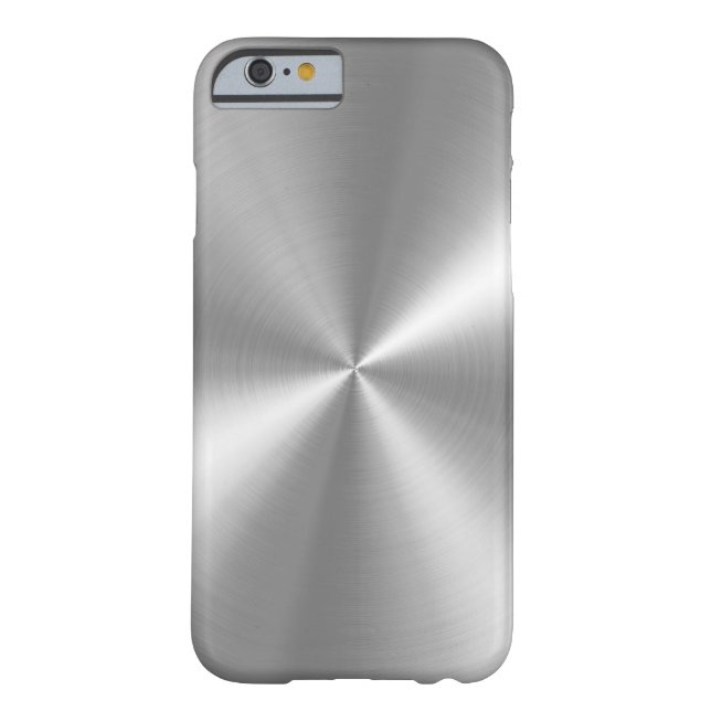 PixDezines faux brushed aluminum Case-Mate iPhone Case (Back)