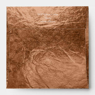 PixDezines faux foil/copper Envelopes