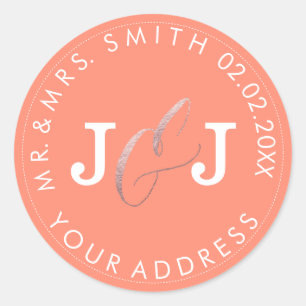 PixDezines faux foil/Rose Gold/DIY text Classic Round Sticker