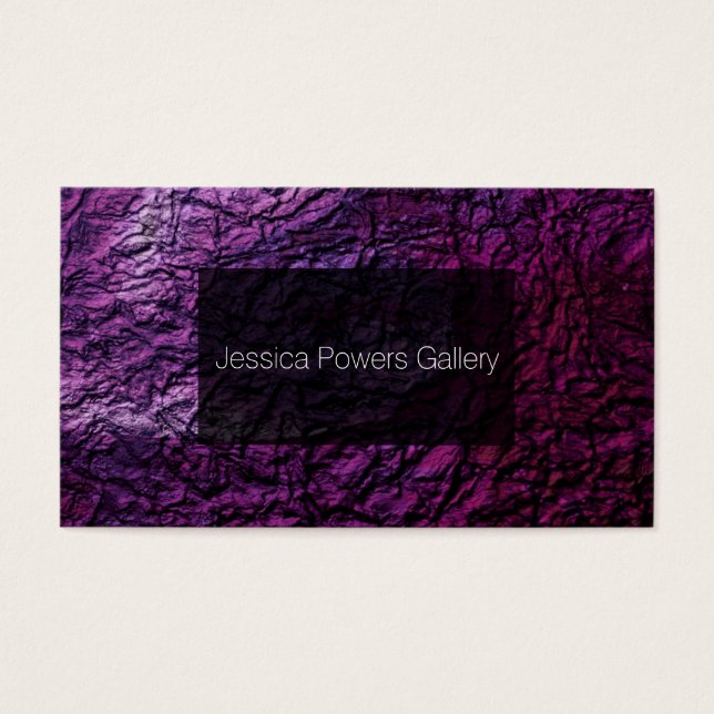 PixDezines faux metallic/deep purple (Front)