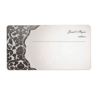 PixDezines faux platine flora damask