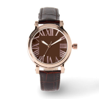 PixDezines Faux Rose Gold Roman Numeros/DIY Colour Watch