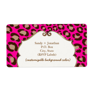 PixDezines Felina, hot pink leopard print