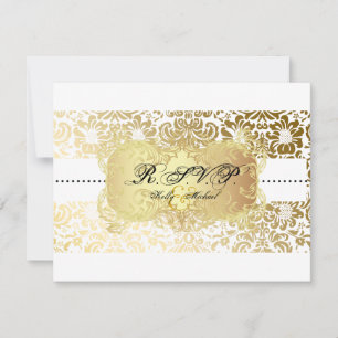 PixDezines Fidora Damask RSVP cards, require 5x7 Card