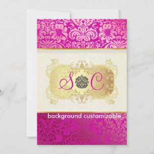 PixDezines Fidora Vintage Damask Invitation
