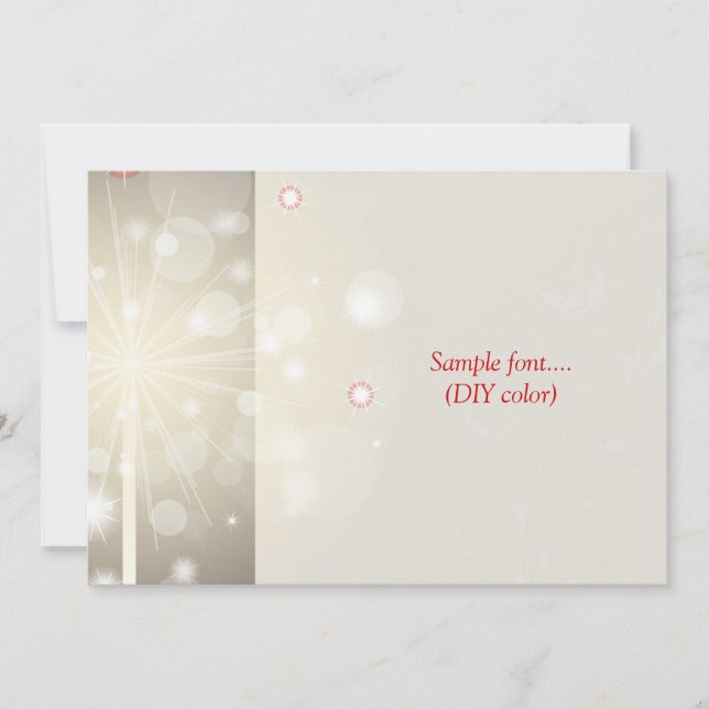 PixDezines filigree swirls/diy colours Invitation (Front)