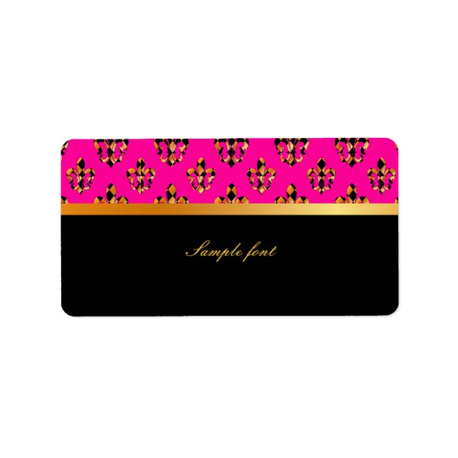 PixDezines Fleur de lis /DIY colours! Label (Front)