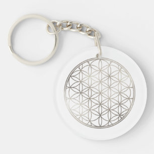 PixDezines Fleur de Vie / Faux Argent