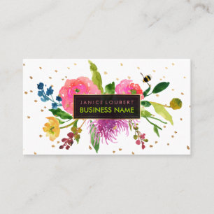 PixDezines Floral Aquarelle/Cartes de référence