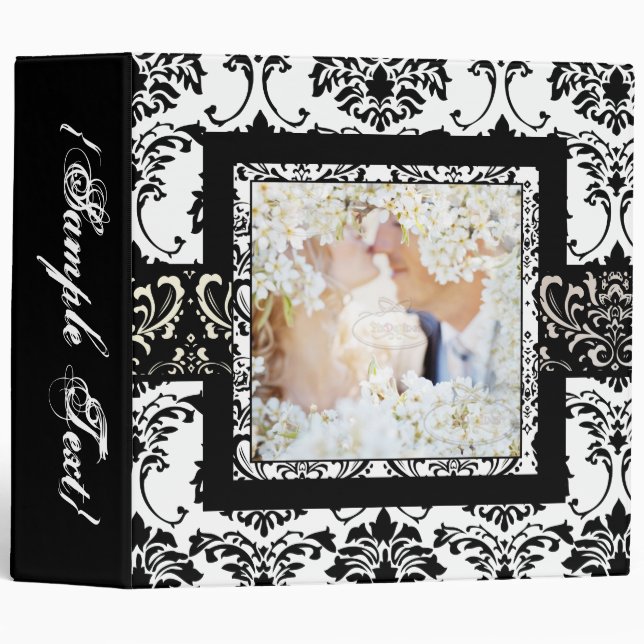 PixDezines Florentius Damask, Custom Colour/!! Binder (Front/Spine)