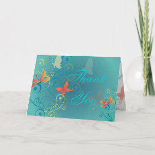 PixDezines Fluttering By2, Thank You cards