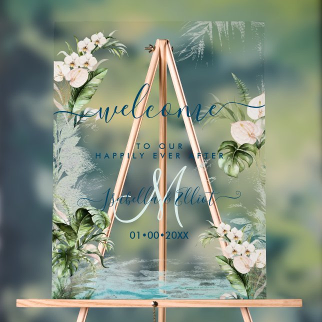 PixDezines Foliage de la jungle tropicale (Neutre)