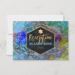 PixDezines Galaxy Abstract Mitzvah Reception