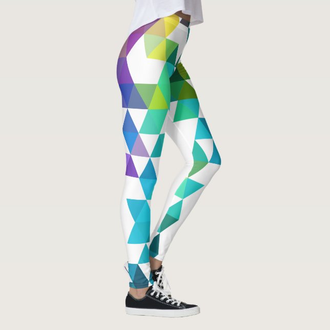 PixDezines Geometric/Triangles Leggings (Right)
