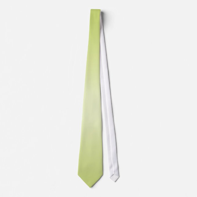 PixDezines gradient honeydew melon Tie (Front)