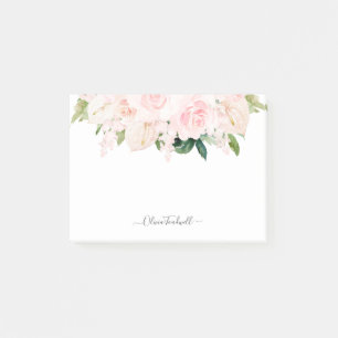 PixDezines H2 Blush Anthuriums Roses Peonies Post-it Notes
