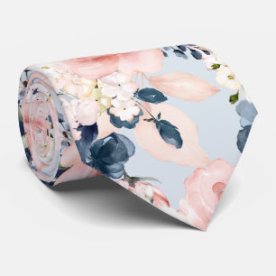 PixDezines H2 Blush Navy Roses DIY Background Tie