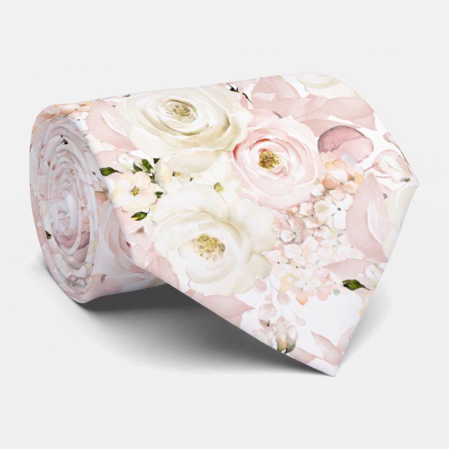 PixDezines H2 Cream Dusty Roses DIY Backgrnd Tie (Rolled)