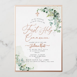 PixDezines H2 Rustic Eucalyptus First Communion