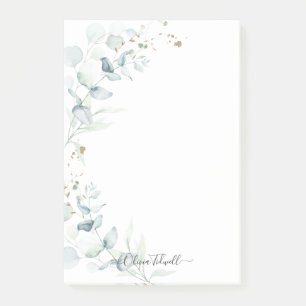 PixDezines H2 Rustic Eucalyptus Post-it Notes