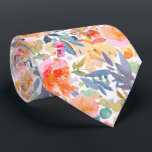 PixDezines H2 Summer Flowers Bright Hues Tie<br><div class="desc">PixDezines floral watercolor neck tie for summer wedding. Featuring water colour flowers - summer hues - orange, purple, red, magenta and green foliage. DIY background colour.
Copyright © 2011-2024 PixDezines™.</div>
