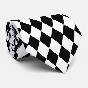 PixDezines harlequin DIY background colour Tie