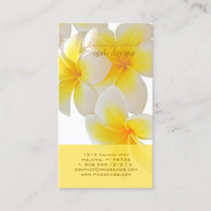 PixDezines Hawaii Plumeria Business Card