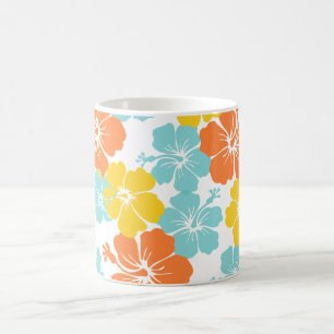 PixDezines hibiscus/diy background colour Coffee Mug