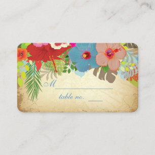 PixDezines hibiscus wishing well chubby biz cards